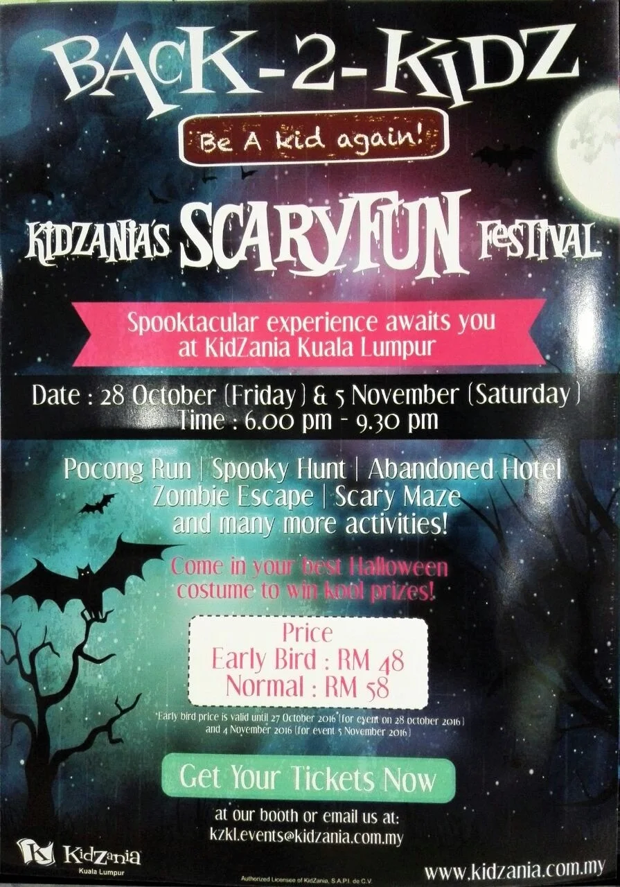 Back-2-Kidz Kidzania's Scary Fun Festival